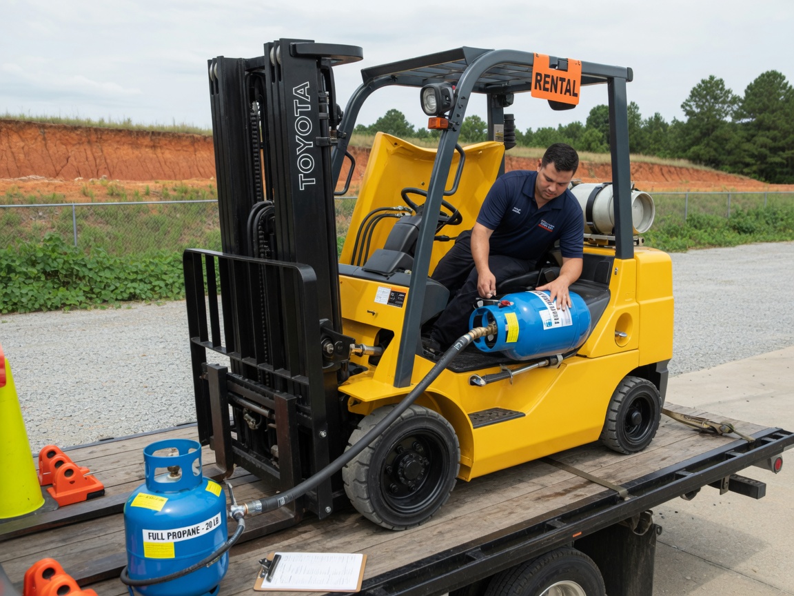 Propane Forklift Rental services