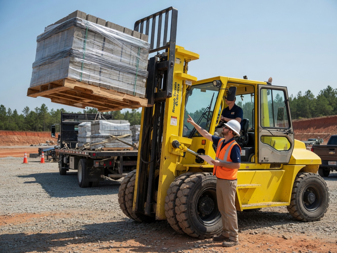 Rough Terrain Forklift Rental services